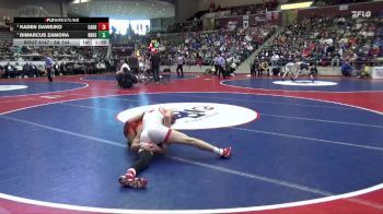 6A 144 lbs 3rd Place Match - Dimarcus Zamora, Rogers Heritage High School vs Kaden Dawejko, CABOT HIGH SCHOOL
