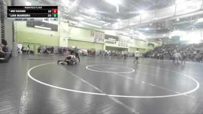 157 lbs Semifinal - Luis Marrero, SAN FERNANDO vs Ari Hasani, BIRMINGHAM