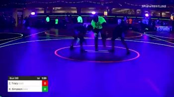 120 lbs Round Of 16 - Zach Tracy, Scott West vs Kaiser Simpson, Cushing Wrestling