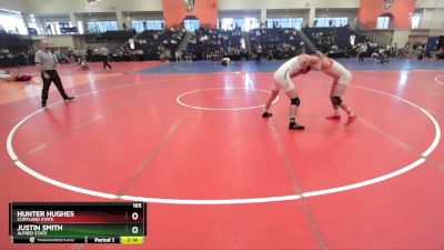 165 lbs Cons. Round 3 - Justin Smith, Alfred State vs Hunter Hughes, Cortland State