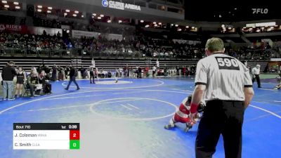 100 lbs Round Of 16 - Jaxon Coleman, Manalapan vs Charles Smith, Clearview