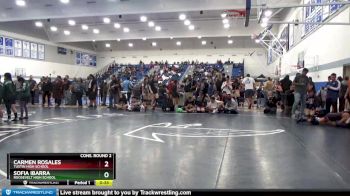 121 lbs Cons. Round 2 - Sofia Ibarra, Roosevelt High School vs Carmen Rosales, Tustin High School