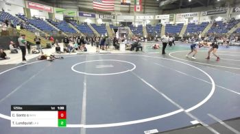 125 lbs Rr Rnd 4 - Cameron Santo S, Skyview vs Tyler Lundquist, La Gente WC