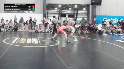 116 lbs Rr Rnd 2 - Jaxon Thomas, NC United - BHS vs Jaxson Boucher, Michigan Premier Red - BHS