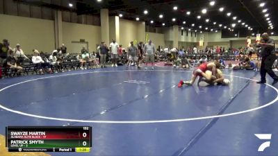 132 lbs Semis & 5th Wb (32 Team) - Swayze Martin, Alabama Elite Black vs Patrick Smyth, Level Up