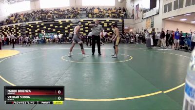 150 lbs Champ. Round 1 - Mario Brienza, REVERE vs Vaskar Subba, NORTH