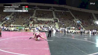 5A 150 lbs 3rd Place Match - Hayden Fochtmann, Elmore County School vs Gavin Gorton, Elberta HS