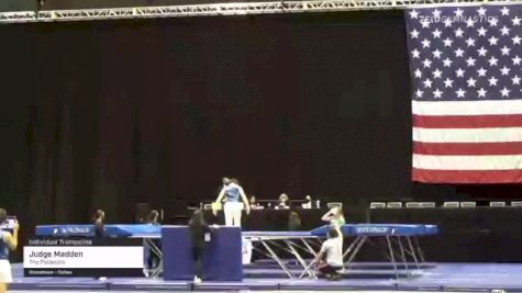 Judge Madden - Individual Trampoline, The Palaestra - 2021 USA Gymnastics Championships