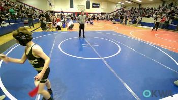 64 lbs Round Of 16 - Brayden Brock, Glenpool Youth Wrestling vs Ladon Lessert, Woodland Wrestling Club