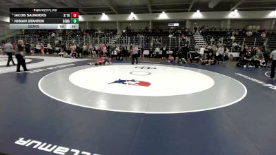 120 lbs Semis - Josiah Stanton, Red Cobra Wrestling Academy vs Jacob Saunders, Xtreme Training
