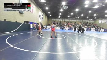 125 lbs Champ. Round 2 - Nexi Cruz, Firebaugh vs Carmen Valdovinos, Liberty