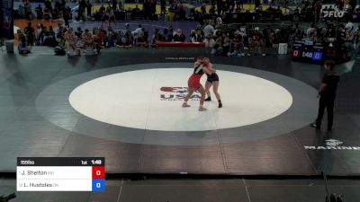 155 lbs Semis - Jayci Shelton, MO vs Laila Hustoles, OK