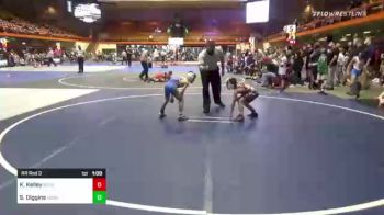 55 lbs Rr Rnd 3 - Kian Kelley, Broken Bow Wrestling Club vs Strider Diggins, Tnwc