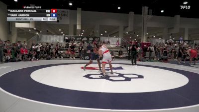 79 lbs Cons. Round 3 - Maclaine Percival, Mustang Wrestling Club vs Taro Harmon, Nighthawks SD WC