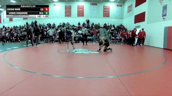 138 lbs Quarterfinal - Chris Paradise, West Geauga vs Lucas Nair, Northwest (Canal Fulton)