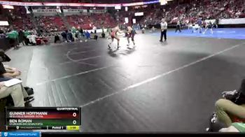 D2-285 lbs Quarterfinal - Gunner Hoffmann, Neillsville/Greenw./Loyal vs Ben Roman, Sturgeon Bay/Sevastopol