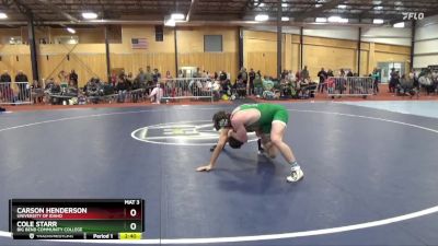 157 lbs Cons. Round 3 - Cole Starr, Big Bend Community College vs Carson Henderson, University Of Idaho