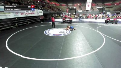 70 lbs Champ. Rd Of 32 - Gavin Mitchell, Granite Hills High School Wrestling vs Christian Ramirez