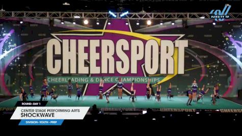 Center Stage Performing Arts - Shockwave [2025 L2.1 Youth - PREP Day 1] 2025 CHEERSPORT National All Star Cheerleading Championship