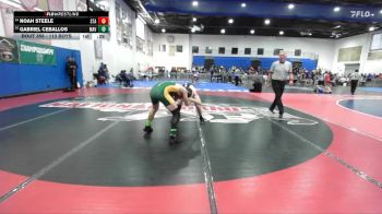 113 Boys Cons. Round 2 - Noah Steele, St Augustine vs Gabriel Ceballos, Mar Vista