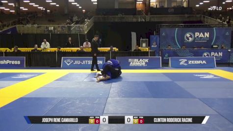 Clinton Roderick Racine vs Joseph Rene Camarillo 2026 Pan Jiu Jitsu IBJJF Championship