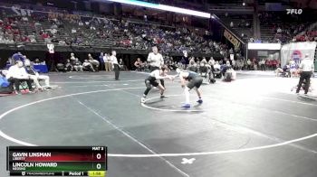 150 Class 4 lbs Champ. Round 1 - Gavin Linsman, Liberty vs Lincoln Howard, Neosho