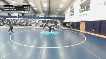 125 lbs Finals (2 Team) - Austin Jeffrey, Messiah vs Cosmo Damiani, Ithaca