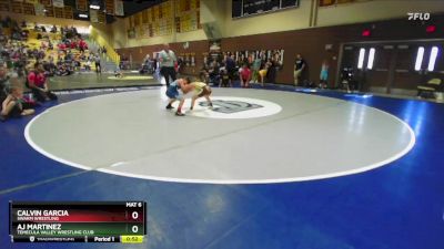 71 lbs Cons. Round 1 - Calvin Garcia, Swarm Wrestling vs Aj Martinez, Temecula Valley Wrestling Club