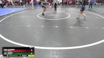 100 lbs Semifinal - Lily Dizon, John H Pitman vs Ava Caceres, Santa Teresa