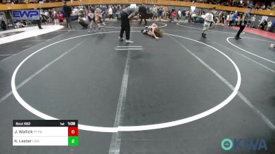 105 lbs Semifinal - Jackson Wallick, Perkins vs Kade Lester, Lions Wrestling Academy