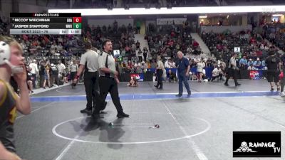 76 lbs 3rd Place Match - McCoy Wiechman, Brawlers vs Jasper Stafford, WWC