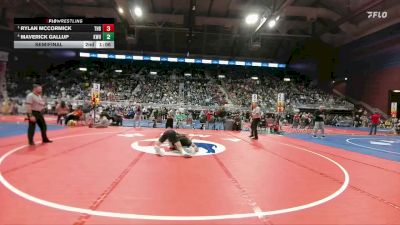 4A-132 lbs Semifinal - Kozad Porter, Cheyenne East vs Tyson Kendall, Jackson Hole