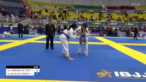 MAIARA LORRANA DE CASTRO GOMES vs NICOLLY DA SILVA FERREIRA 2023 Brasileiro Jiu-Jitsu IBJJF