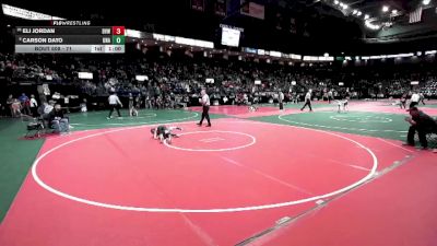 71 lbs Champ. Round 1 - Eli Jordan, DVWA vs Carson Dato, Unattached