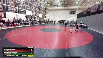 113-120 lbs Round 2 - Isaiah Dunne, Chaparral vs Antonio Lumba, Chaparral