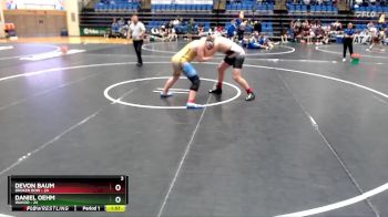 285 lbs Round 2 - Devon Baum, Broken Bow vs Daniel Oehm, Wahoo