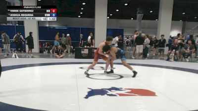 67 kg Cons. Quarters - Vinnie Gutierrez, Orange County RTC vs Joshua Requena, BTSLA/ Titan Mercury Wrestling Club