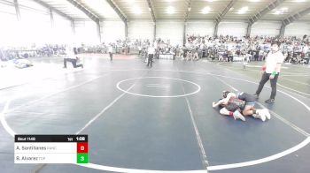 65 lbs Semifinal - Anthony Santillanes, Ranch Hand Wrestling vs Bryan Alvarez, Top Rank