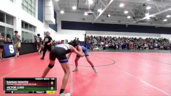 106 lbs Quarterfinal - Victor Lugo, Unattached vs Damian Montes, Yucaipa Thunder Wrestling Club