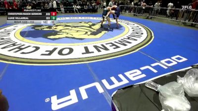 113 lbs Cons. Round 3 - Christopher/Mason Sizemore, Garza vs Luke Villareal, Redwood -Visalia