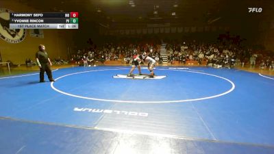 170 lbs 1st Place Match - Harmony Sefo, Independance vs Yvonne Rincon, Pioneer Valley