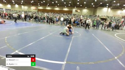 123 lbs Consi Of 4 - Jadyn Dewart, Raider WC vs Allan Ayala, Other Team