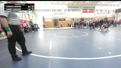 105 lbs Semifinal - Audrey Marquez, Castro Valley vs Caterina Barriga, Middletown