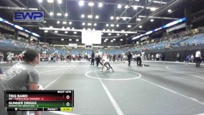 82 lbs 3rd Place Match - Gunner Driggs, Manhattan Wrestling vs Trig Baird, WR - Topeka Blue Thunder