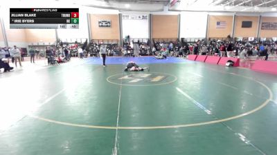 120 lbs Consi Of 4 - Jillian Blake, Trumbull vs Irie Byers, North Kingstown