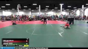 68 lbs Round 3 (8 Team) - Declan Willis, PA Alliance vs Roman Davis, U2 Upstate Uprising Gold