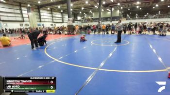 67 lbs Round 5 - Ian Ward, Shenandoah Valley Wrestling Cl vs Kingston Towner, Dinwiddie Mat Rats