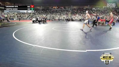 B6A-175 lbs Quarterfinal - Deshawn Tate, Yukon vs Griffin Goins, Bixby