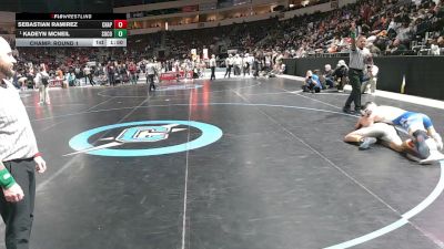 4A 144 lbs Champ. Round 1 - Kadeyn Mcneil, Socorro vs Sebastian Ramirez, Chaparral