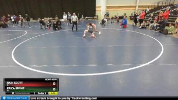 92 lbs Semifinal - Rain Scott, IL vs Erica Irvine, IA
